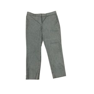Ann Taylor Ankle Pants Sharkskin Gray, Straight Leg, Size 8, Trousers Office